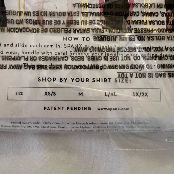 SPANX Arm Tights, sold out everywhere! Size L/XL, color Port Navy - Picture 6 of 8